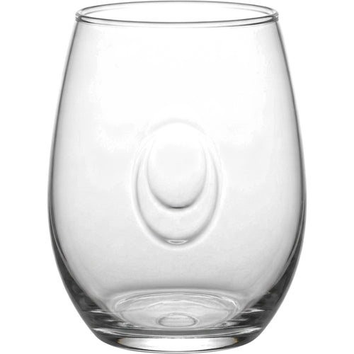 Klnxv Thumb-Indent Stemless Wine Glass 17 oz Clear - Product view